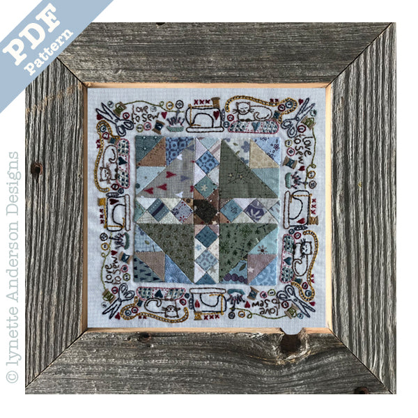 Love to Sew Mini Quilt by Lynette Anderson