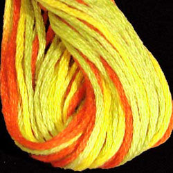 Valdani Thread M8 Orange, Kiwi & Papaya