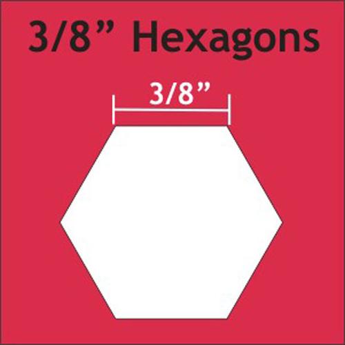 3/8" Hexagon Papers (200pcs)