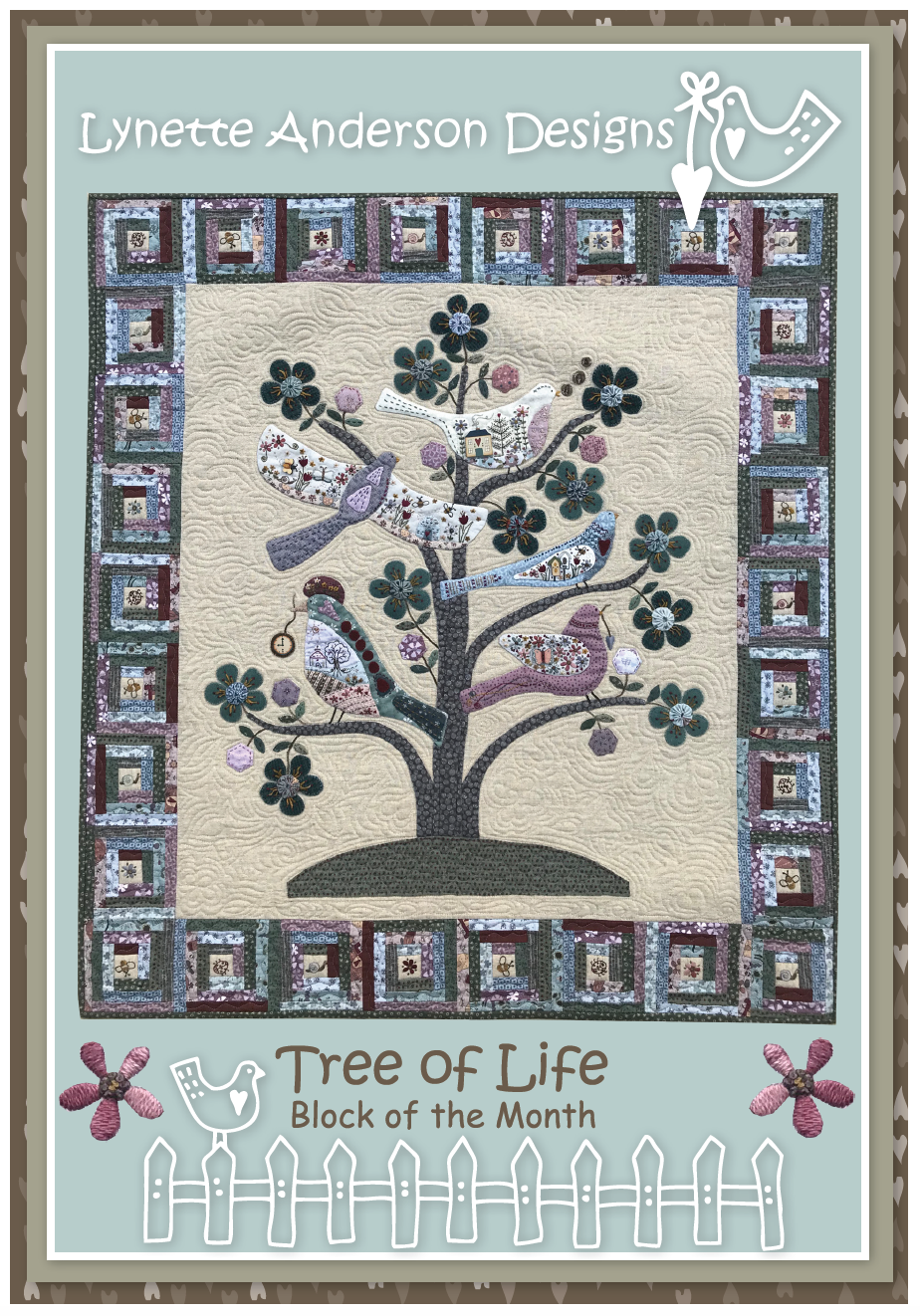 Tree of Life Quilt by Lynette Anderson Pattern Front