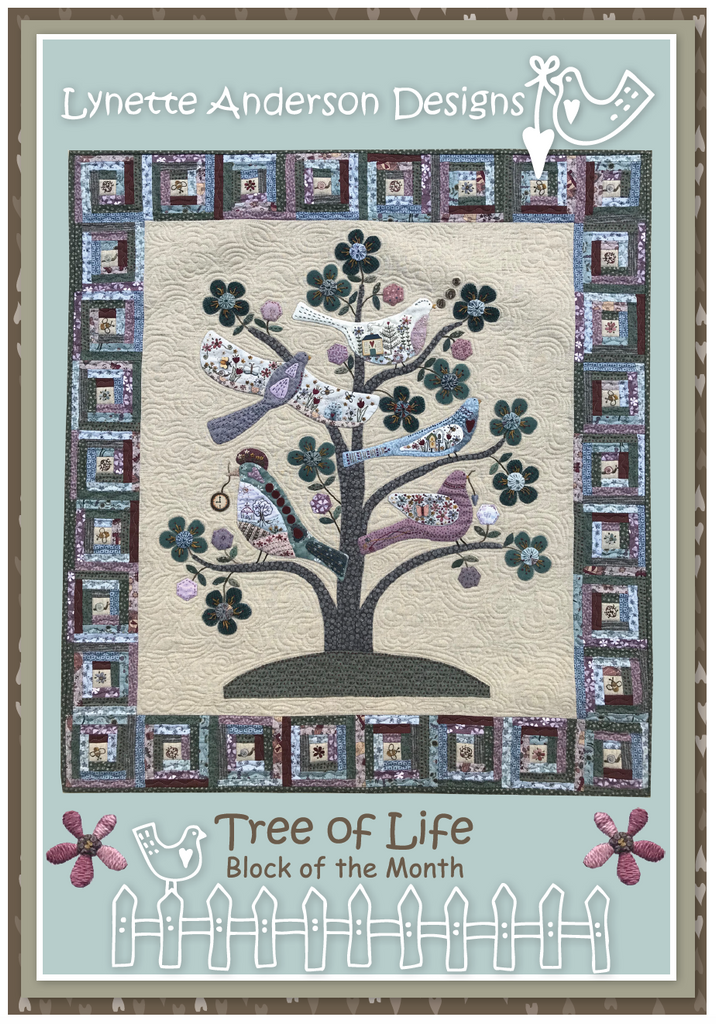 Tree of Life - Pattern Set with handpainted buttons