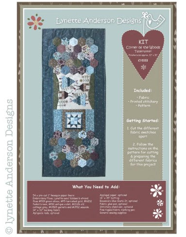 Corner of the Woods Table Runner Panel Kit