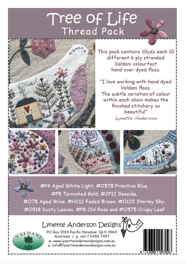 Tree of Life - Valdani Embroidery Floss Pack