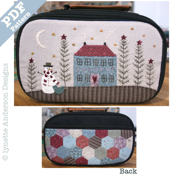 Winter Moon Craft Case - downloadable pattern