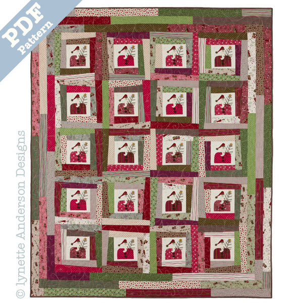 Wonky Santa - downloadable pattern