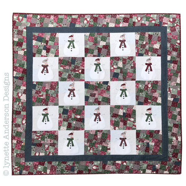 Let's Build a Snowman Quilt - pattern