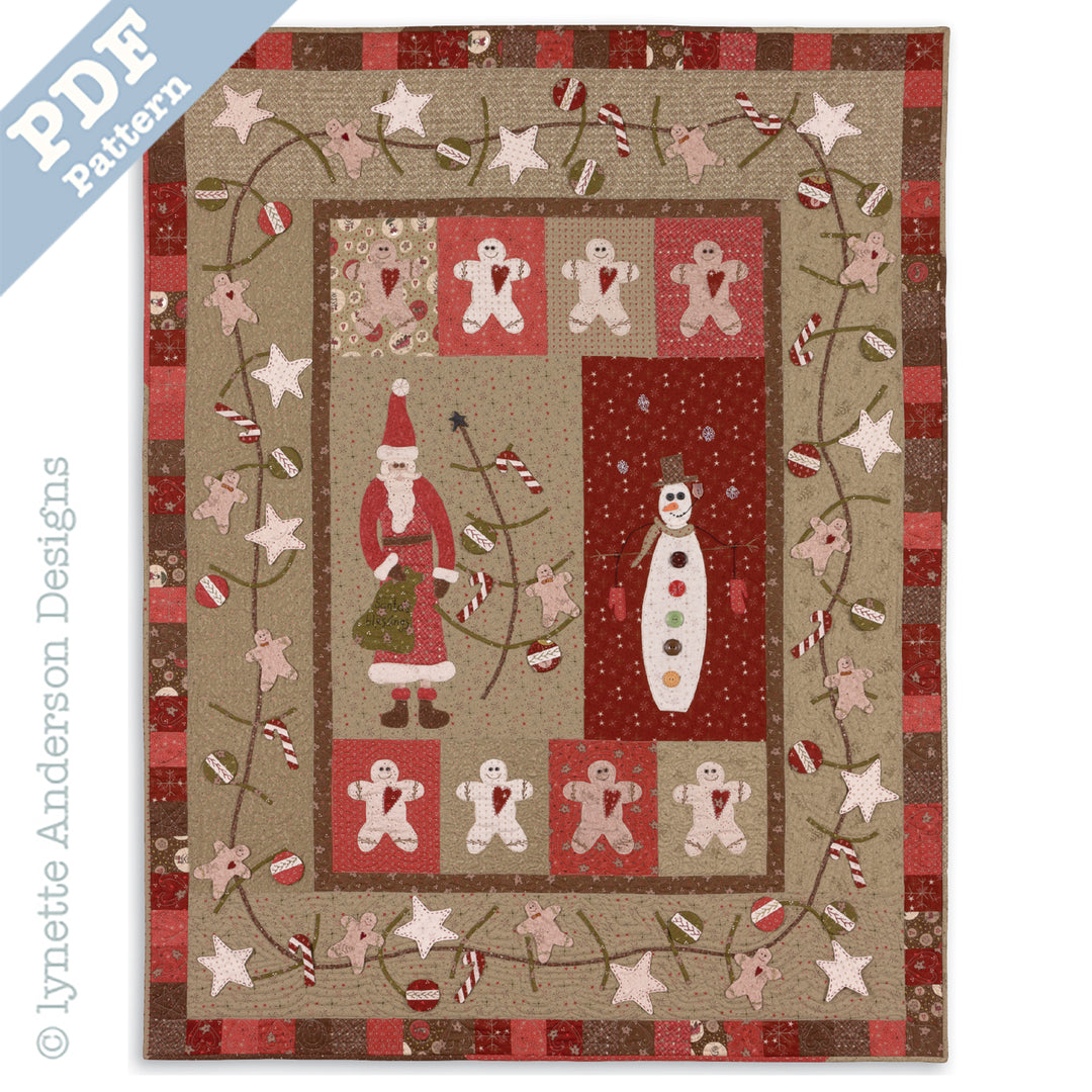 Santa's Blessings Quilt by Lynette Anderson