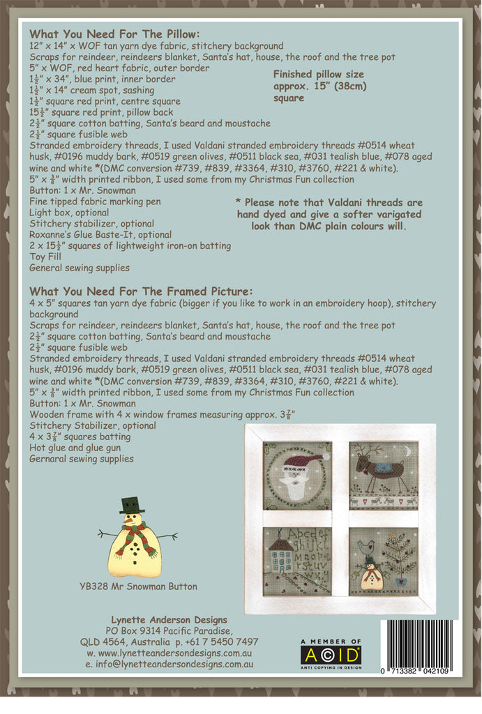 Christmas Friends - pattern