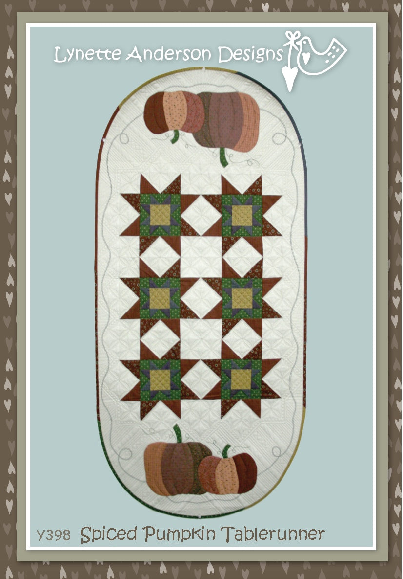 Spiced Pumpkin Tablerunner by Lynette Anderson Pattern Front