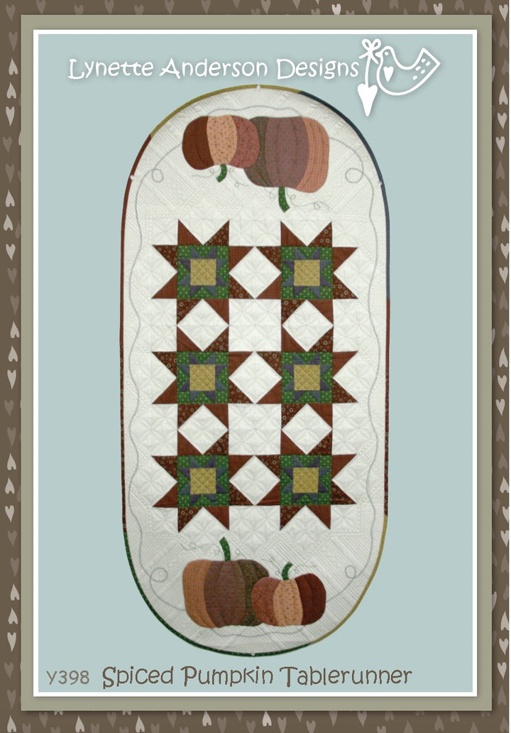 Spiced Pumpkin Tablerunner by Lynette Anderson Pattern Front