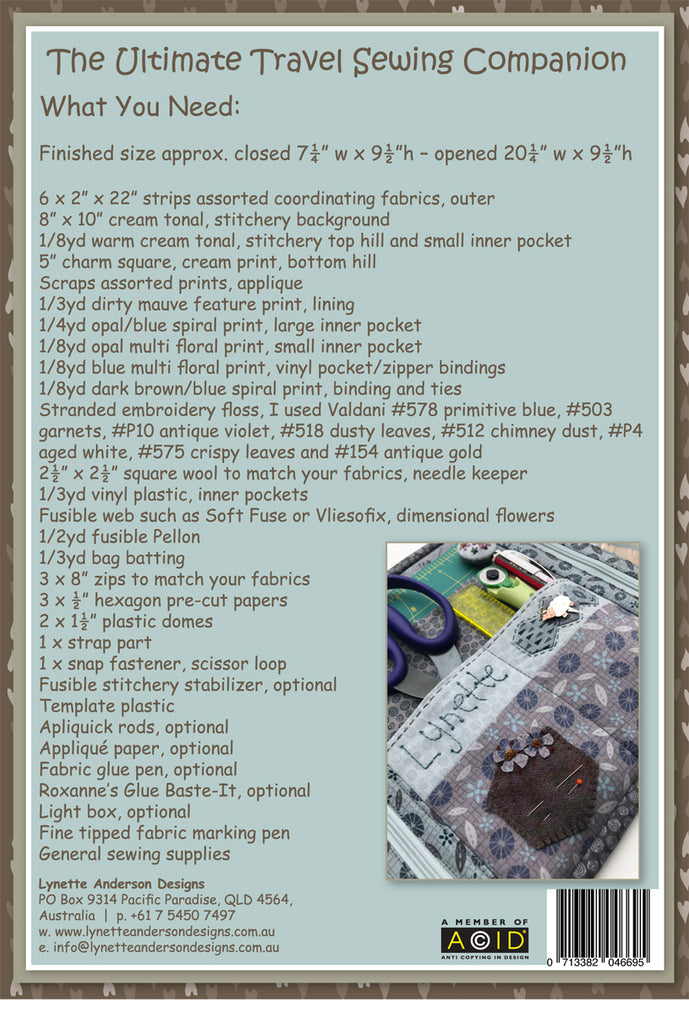 The Ultimate Travel Sewing Companion - pattern