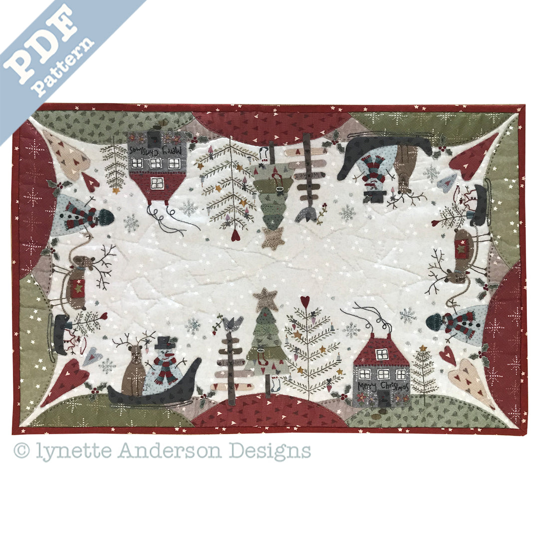 Festive Forest Tablerunner by Lynette Anderson