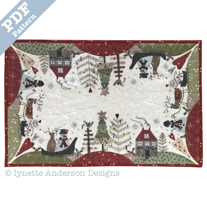 Festive Forest Tablerunner by Lynette Anderson