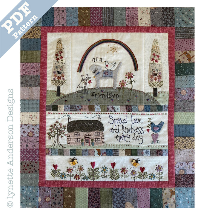 Love and Kindness Quilt by Lynette Anderson