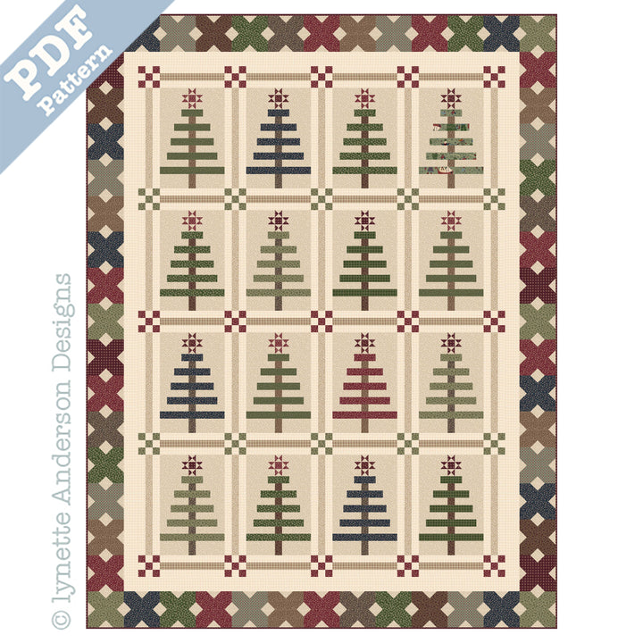 Oh Christmas Tree Quilt by Lynette Anderson