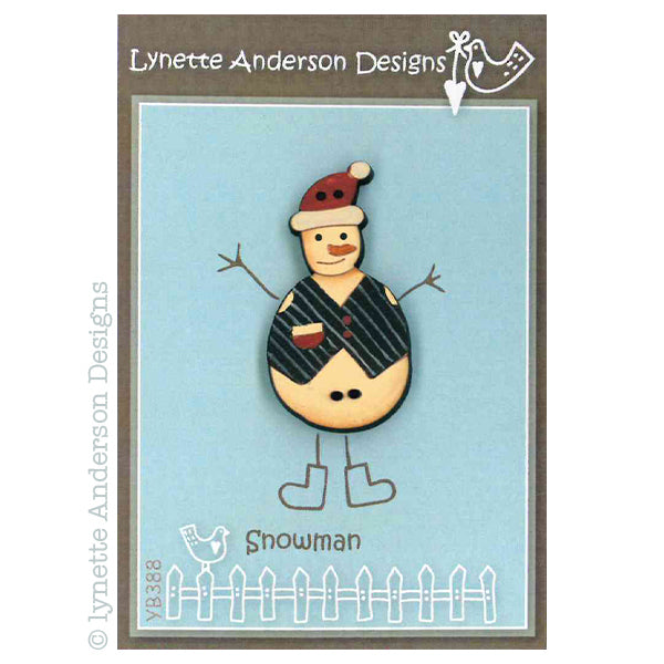 Snowman Button - Lynette used this guy on her Needle Book