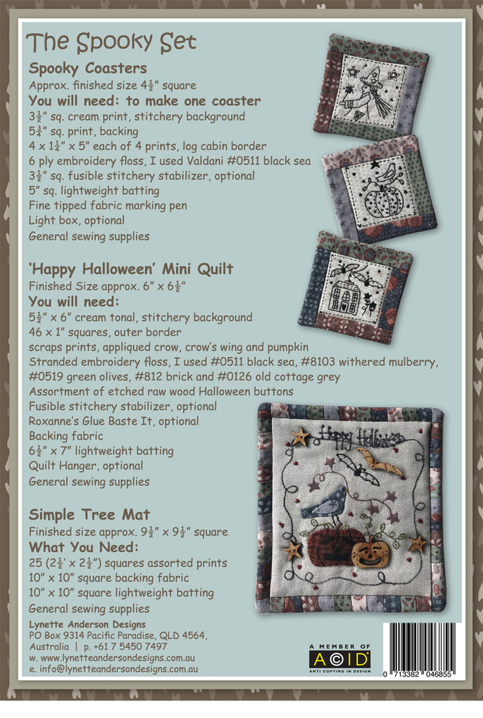 The Spooky Set - pattern