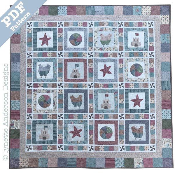 Beachtime Fun Quilt - downloadable pattern