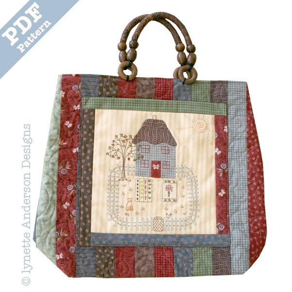 Butterfly Cottage Bag - downloadable pattern