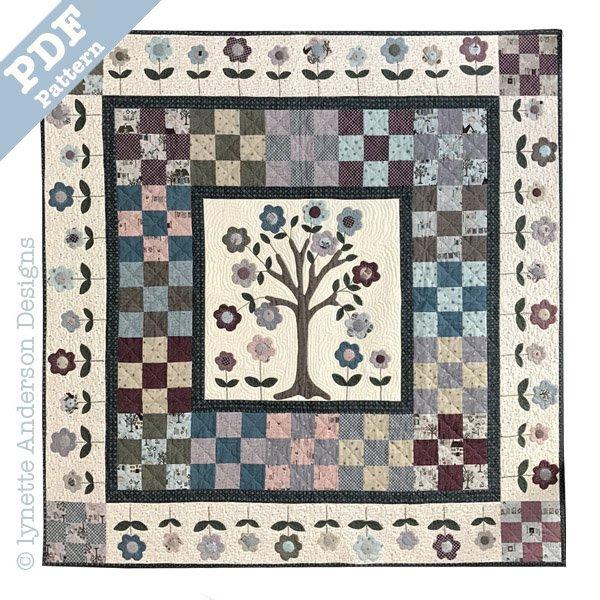 Cherry Tree Quilt - downloadable pattern