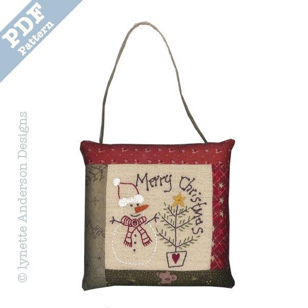 Christmas Fun Pillow - downloadable pattern
