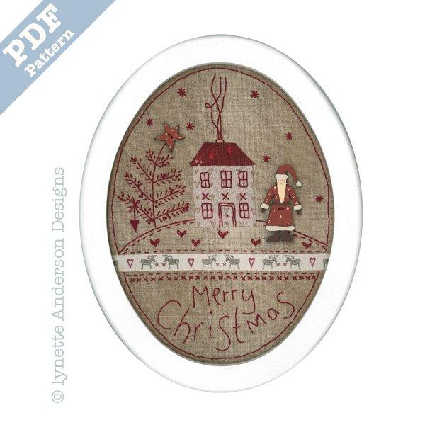 Christmas Night Stitchery by Lynette Anderson
