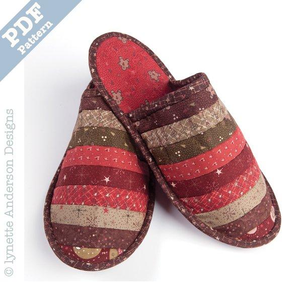 Christmas Slippers - Downloadable pattern