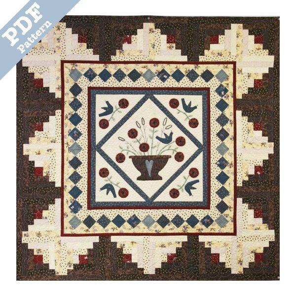 Baskets and Logs Quilt by Lynette Anderson