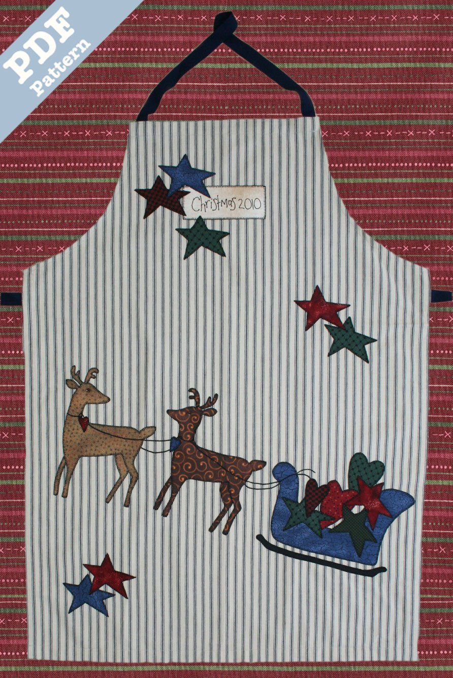 Christmas Apron by Lynette Anderson