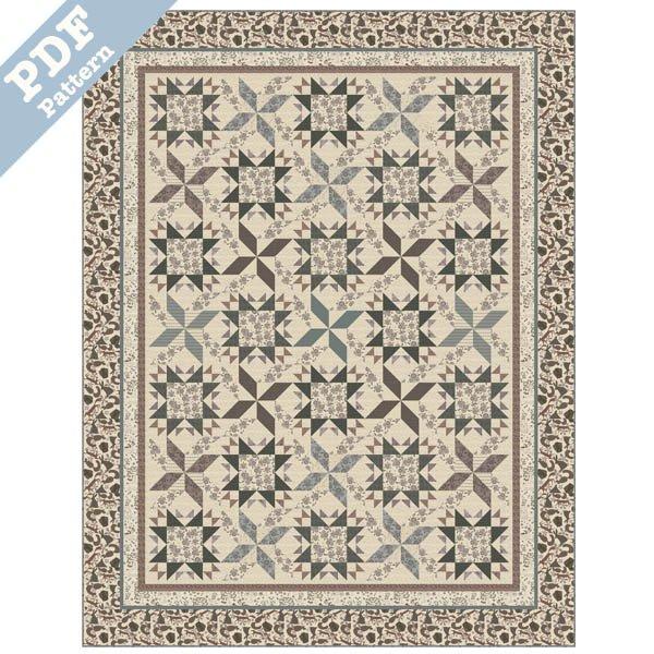 Forest Floor Quilt - Downloadable pattern