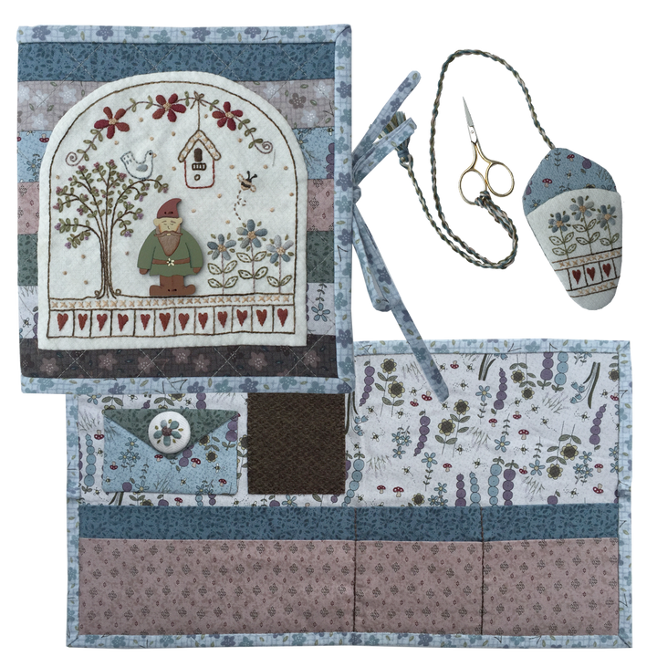 Garden Gnome Needlecase and Scissor Keeper by Lynette Anderson