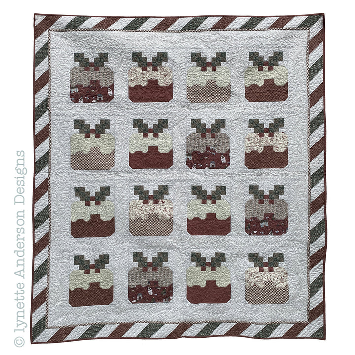 Plum Pudding Quilt designed by Lynette Anderson