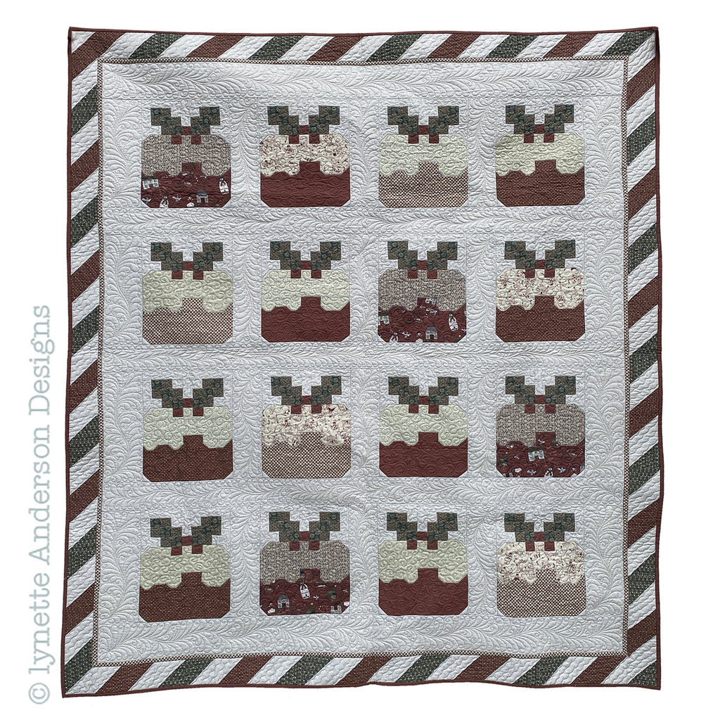 Plum Pudding - fabric kit with pattern