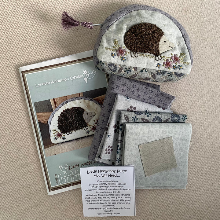 Little Hedgehog Purse - kit