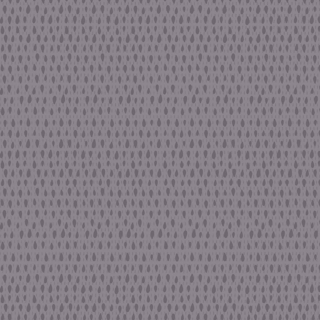 Garden Of Flowers 80870-17 - light lavender cotton fabric with darker purple teardrops printed in a linear fashion
