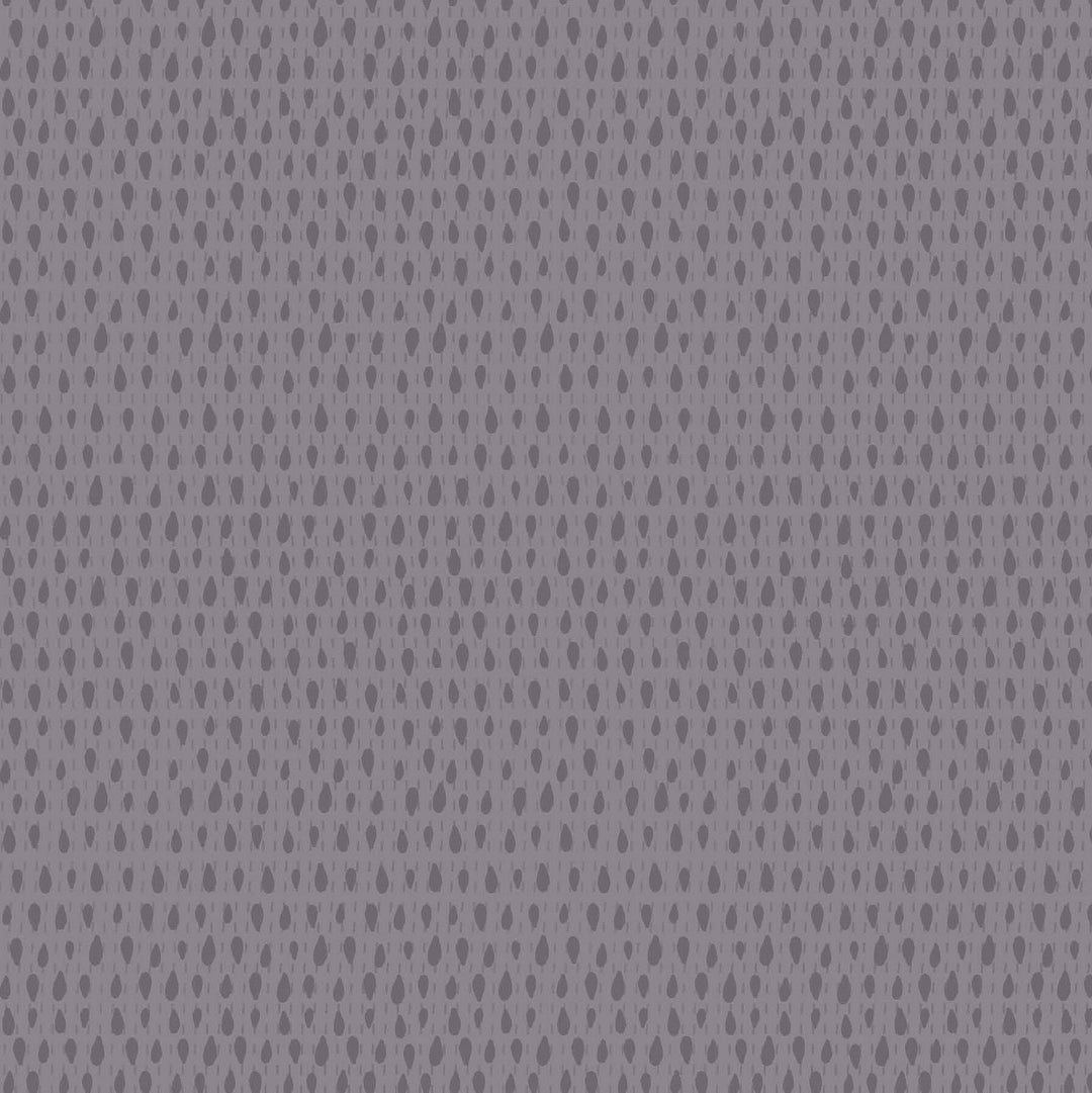 Garden Of Flowers 80870-17 - light lavender cotton fabric with darker purple teardrops printed in a linear fashion