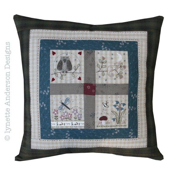 Forest Friends Pillow by Lynette Anderson