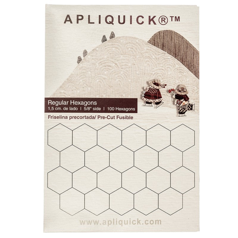 Apliquick - 5/8" Pre-cut Fusible Hexagons