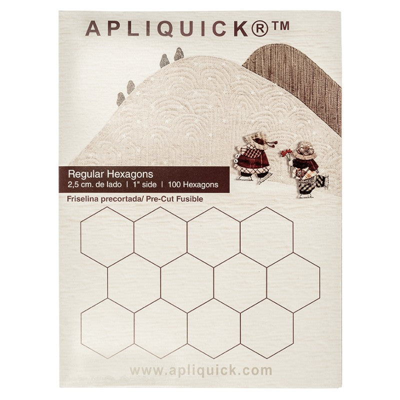 Apliquick - 1" Pre-cut Fusible Hexagons
