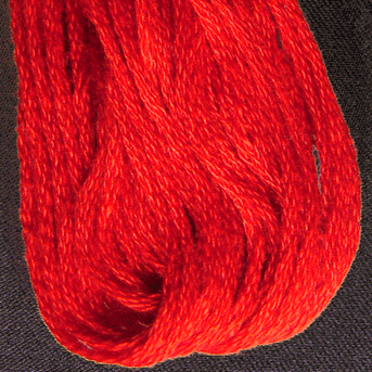 Valdani 6 Strand Floss Christmas Red 76
