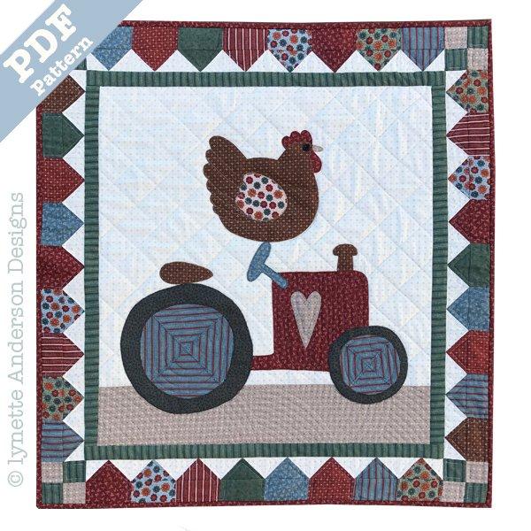 Tractor Race - downloadable pattern