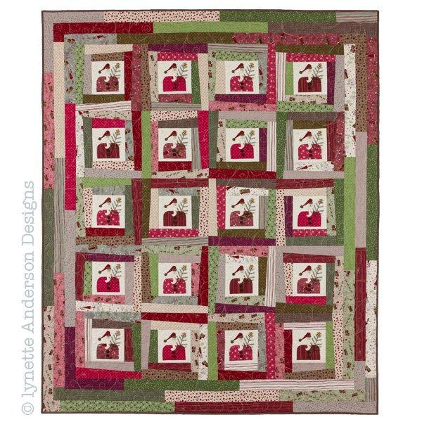 Wonky Santa - pattern