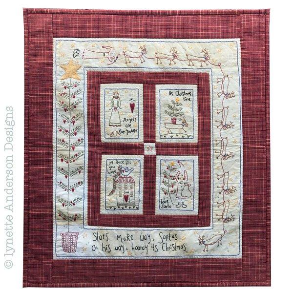 Magical Christmas Wall Quilt by Lynette Anderson