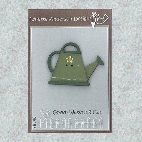 Green Watering Can Button